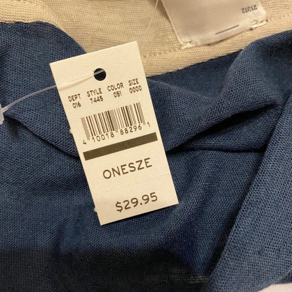 NWT Eddie Bauer Super Soft Polyester Flax Blend Infinity Scarf - Picture 6 of 6